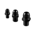 Kép 2/4 - AN-8 AN8 AN8 JIC Flare 1/8 NPT egyenes tömlőcsatlakozó adapter Fekete