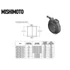 Kép 2/5 - Mishimoto MMCLAMP-VS-175 rozsdamentes acél V-szalag bilincs (44,45mm)