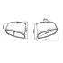 Kép 5/5 - Kipufogócső vége 150x85mm bemenet 66mm BMW X5