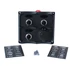 Kép 2/5 - Kapcsoló panel 12V SPST/ON-OFFx3, 1xGZ, 2B 15A IP68
