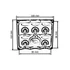 Kép 5/5 - Kapcsoló panel 12V SPST/ON-OFFx5, 1xGZ, 3B 15A IP68