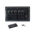 Kép 2/4 - Kapcsolópanel ALU, ON-OFFx5, 1xGZ, BA 3x5A 2x10A 1x15A IP68