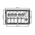 Kép 4/4 - Kapcsolópanel ALU, ON-OFFx5, 1xGZ, BA 3x5A 2x10A 1x15A IP68