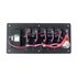 Kép 3/4 - Kapcsolópanel ALU,ON-OFFx5, 1xZ, BA 3x5A 2x10A 1x15A 3x5A 2x10A 1x15A IP68