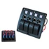 Kép 1/4 - Kapcsoló ON-OFFx4,BA 2x5A 1x10A 1x15A 1x15A
