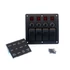 Kép 2/4 - Kapcsoló ON-OFFx4,BA 2x5A 1x10A 1x15A 1x15A