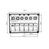 Kép 5/5 - Kapcsoló 12/24V IP68 ON-OFFx6, 6xB 3x5A 2x10A 1x15A 2x10A 1x15A
