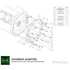Kép 4/5 - Sebességváltó adapterlemez Mercedes Benz V8 M156 AMG - BMW M57N / M57N2 GS6-53DZ / N54 GS6-53BZ / N5