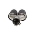 Kép 3/5 - Dupla kipufogóvég 2x101mm belép 65mm Carbon L