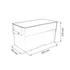 Kép 6/6 - 12V-os akkumulátor doboz 350x180x210