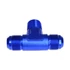 Kép 2/4 - AN6-1/8 NPT-AN6 kék TEE AN6-1/8 NPT-AN6 kék