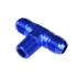 Kép 3/4 - AN6-1/8 NPT-AN6 kék TEE AN6-1/8 NPT-AN6 kék