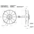 Kép 1/2 - Axiális szívó hűtőventilátor SPAL 12V VA01-AP70/LL-36A (305 MM)