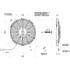 Kép 2/2 - Axiális hűtőventilátor Spal 12V VA09-AP12/C-54S (280mm)
