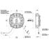 Kép 1/2 - Axiális hűtőventilátor Spal 12V VA22-AP11/C-64S (167mm)